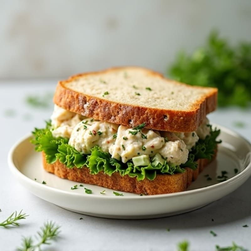 Fresh Herb Chicken Salad Sandwich