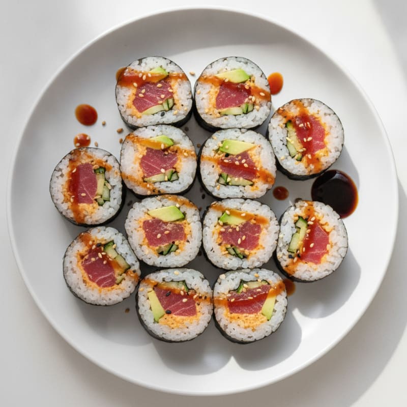 Spicy Tuna Sushi Rolls
