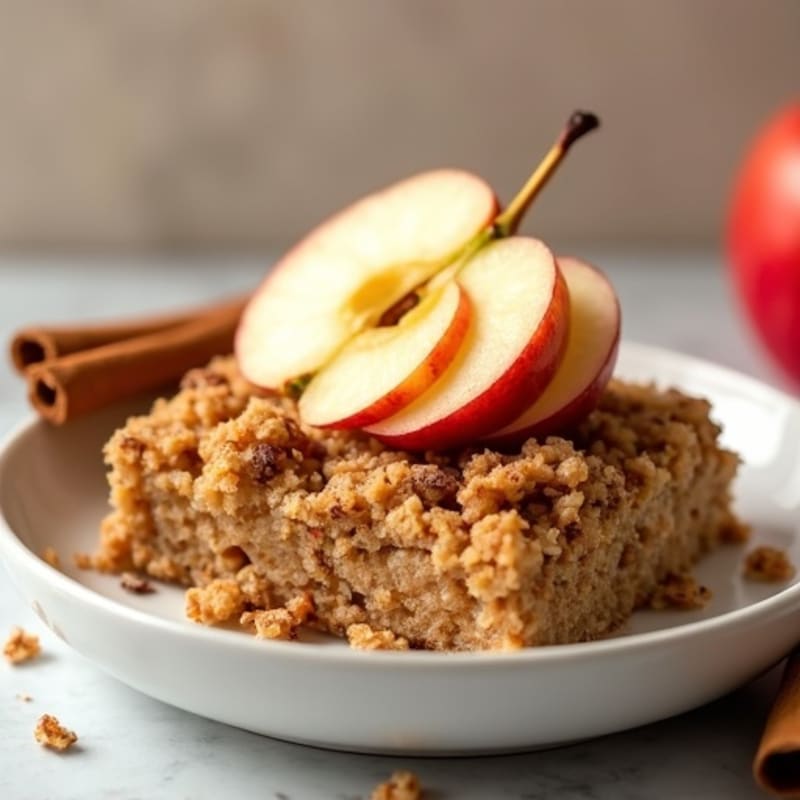 Apple Cinnamon Baked Protein Oats