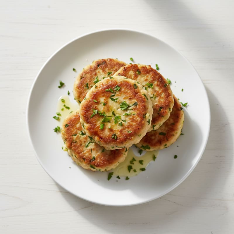 Pan-Seared Chicken Patties with Herbs