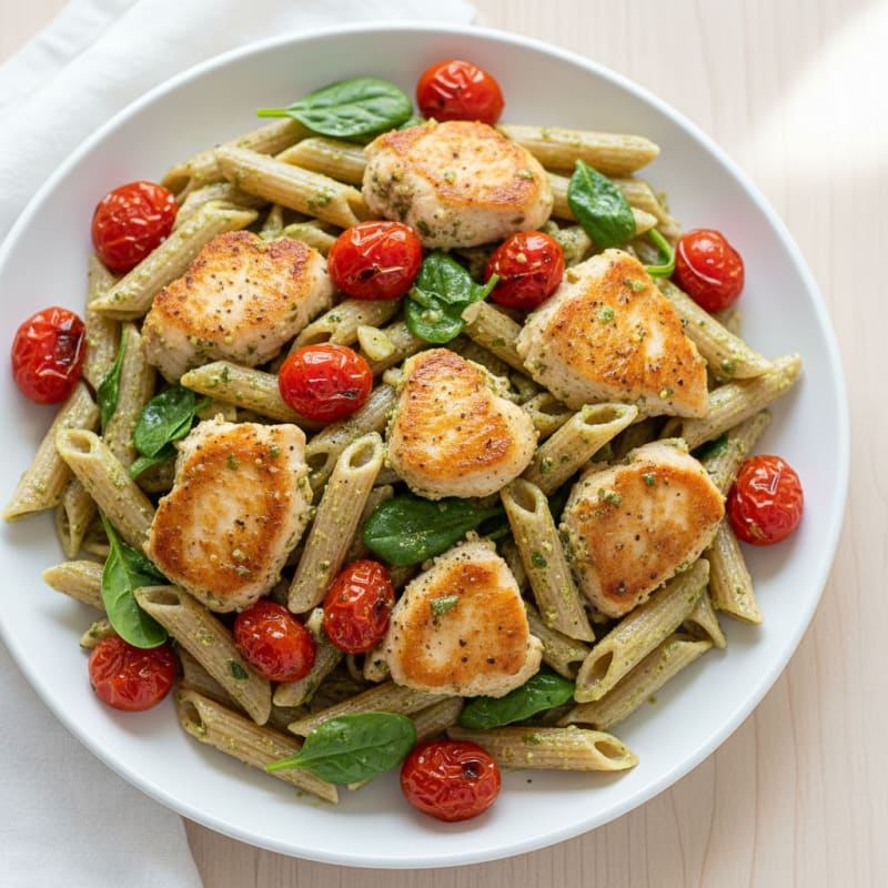Creamy Pesto Chicken Pasta