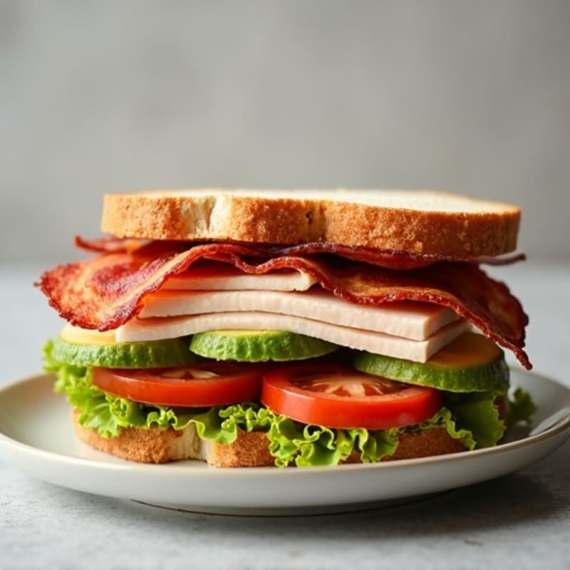 Fresh Turkey Crispy Bacon Club Sandwich