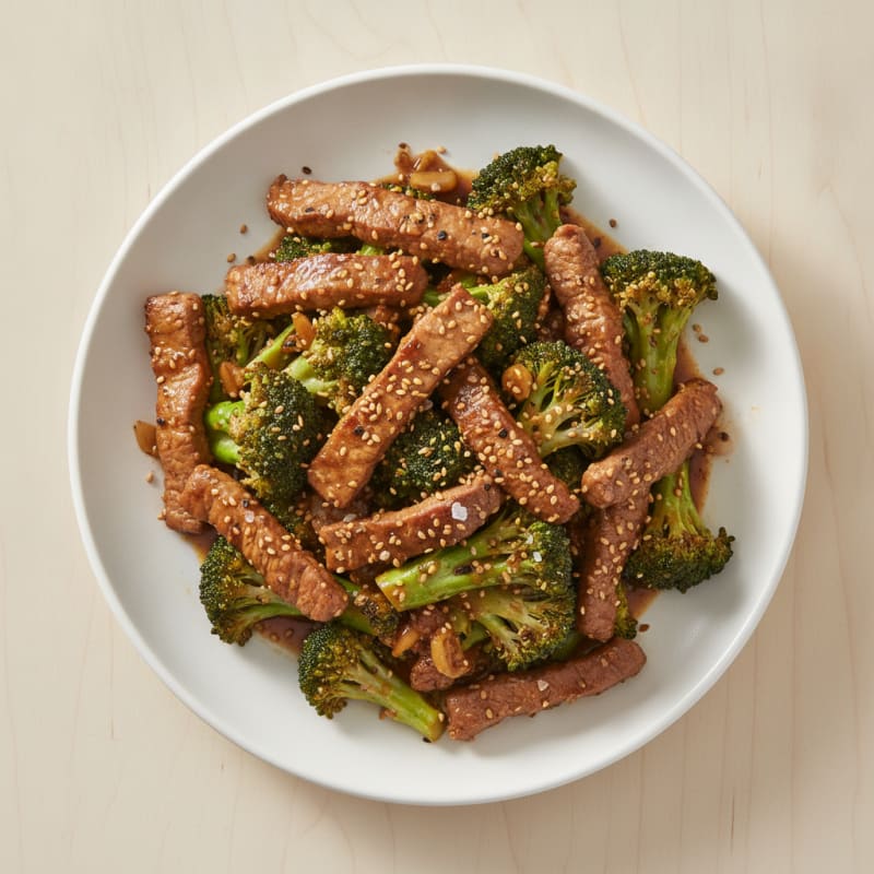 Sesame Beef and Broccoli Stir-Fry