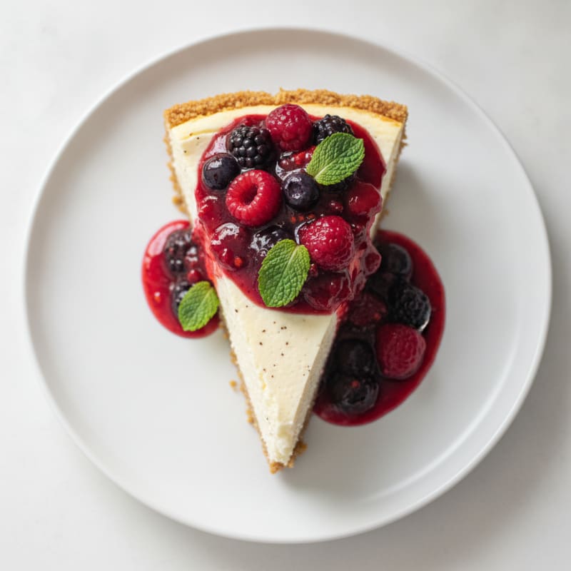 Creamy Greek Yogurt Protein Cheesecake