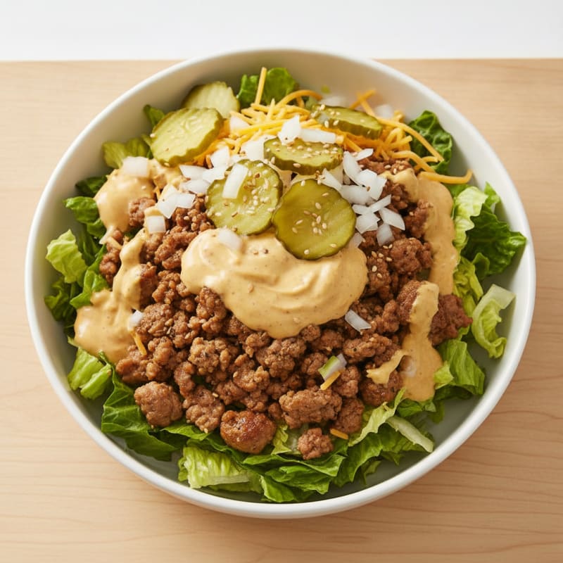 Big Mac Protein Bowl