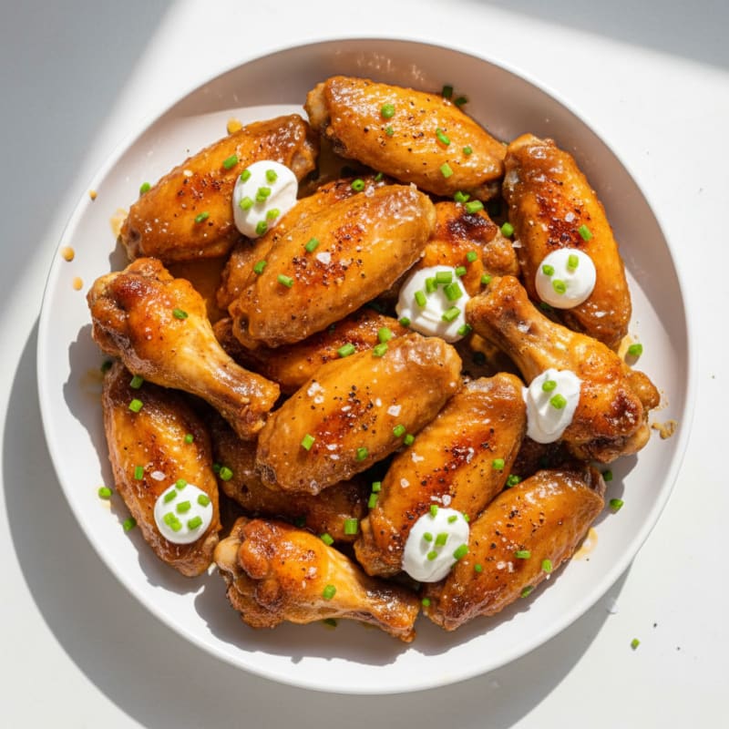 Sweet and Spicy BBQ Chicken Wings