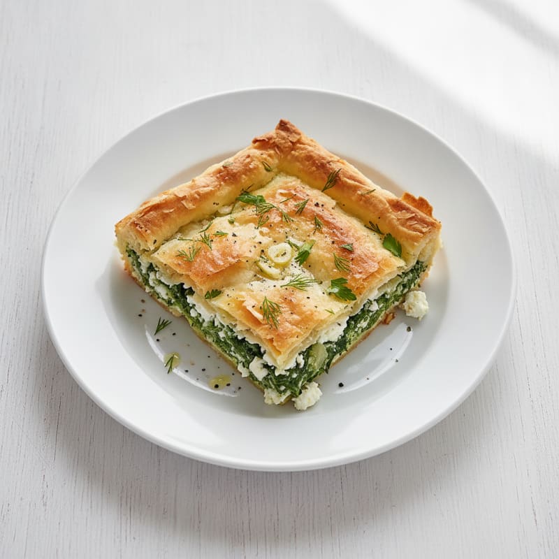 Spinach and Feta Phyllo Pie