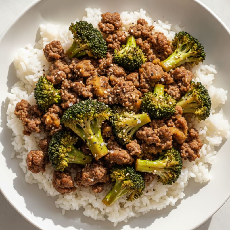 Beef and Broccoli Rice Bowl