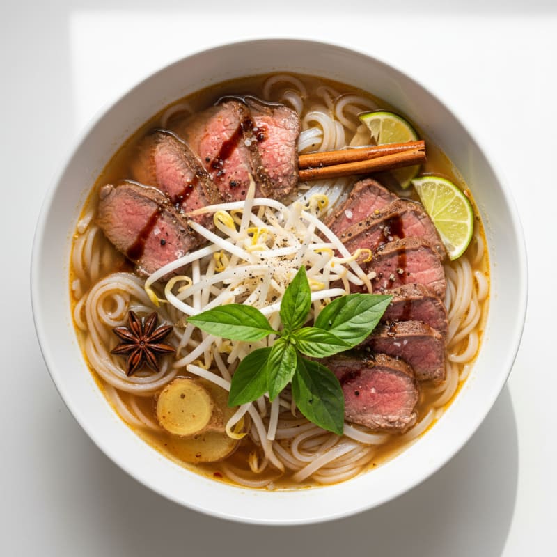 Tender Beef Pho with Silky Noodles
