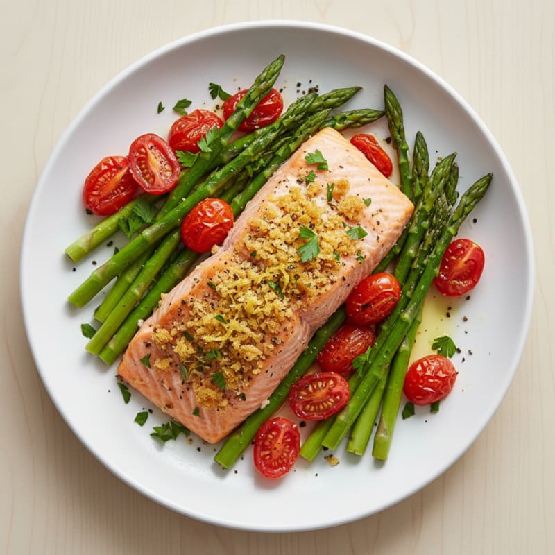 Lemon Herb Baked Salmon