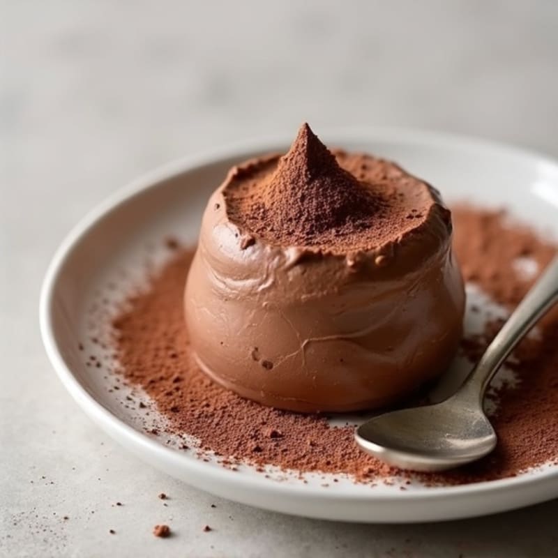 Chocolate Protein Mousse with Silken Tofu and Peanut Butter