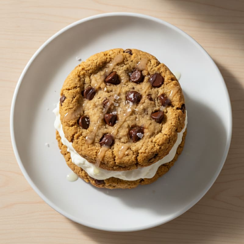 Protein Chocolate Chip Ice Cream Sandwich