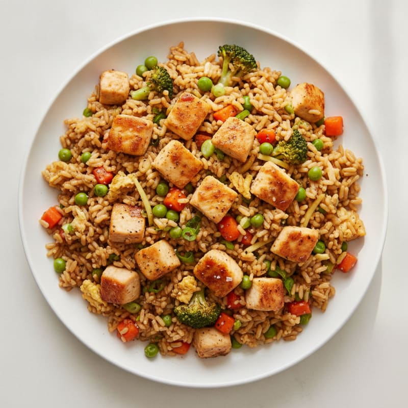 Chicken Fried Rice with Vegetables