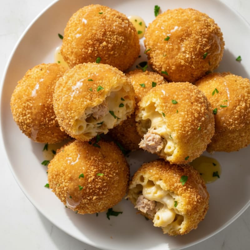 Deep-Fried Mac & Cheese Balls