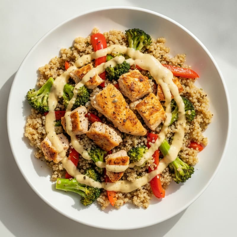 Chicken and Vegetable Power Bowl