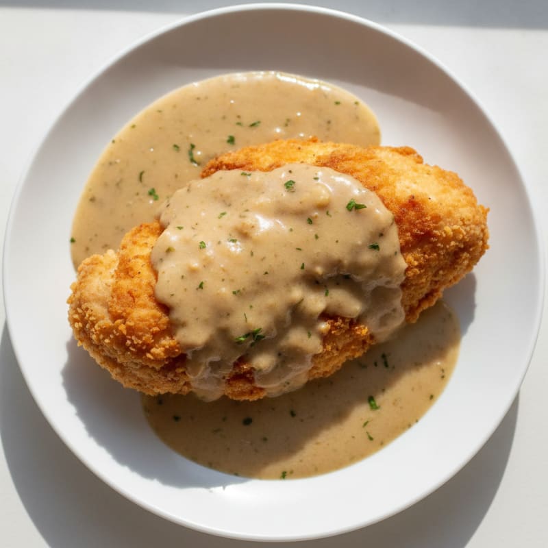 Buttermilk Fried Chicken with Creamy Gravy