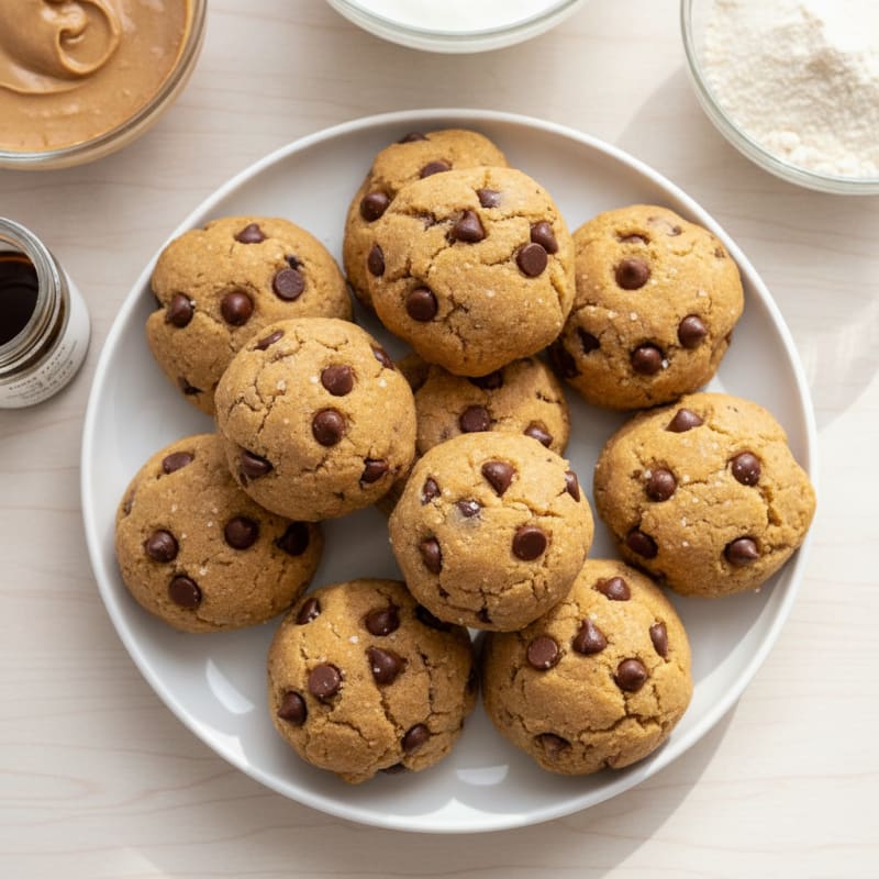 No-Bake Chocolate Chip Cookie Dough Bites