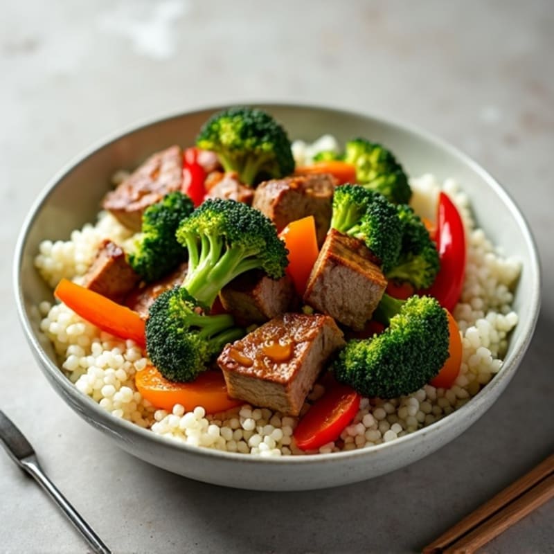 Ginger-Garlic Beef and Broccoli Stir-Fry