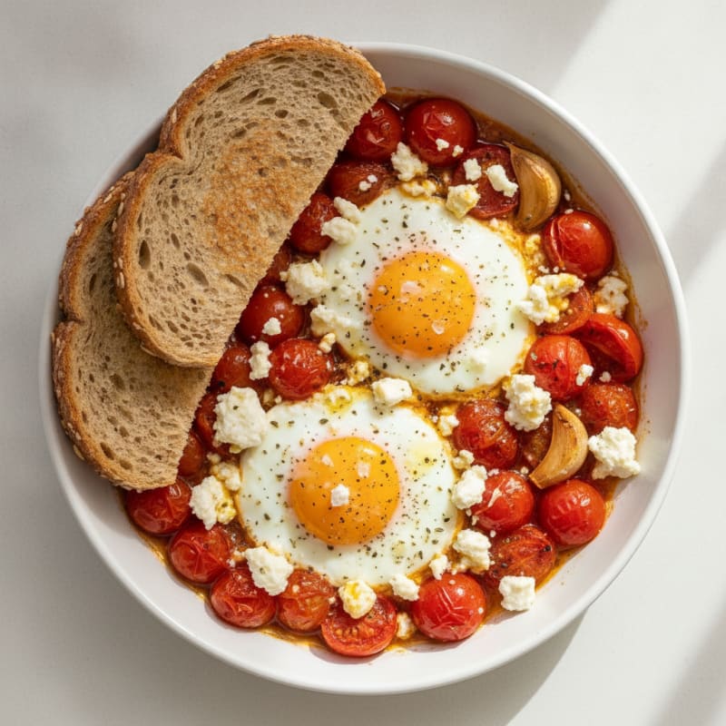 Baked Eggs with Roasted Tomatoes
