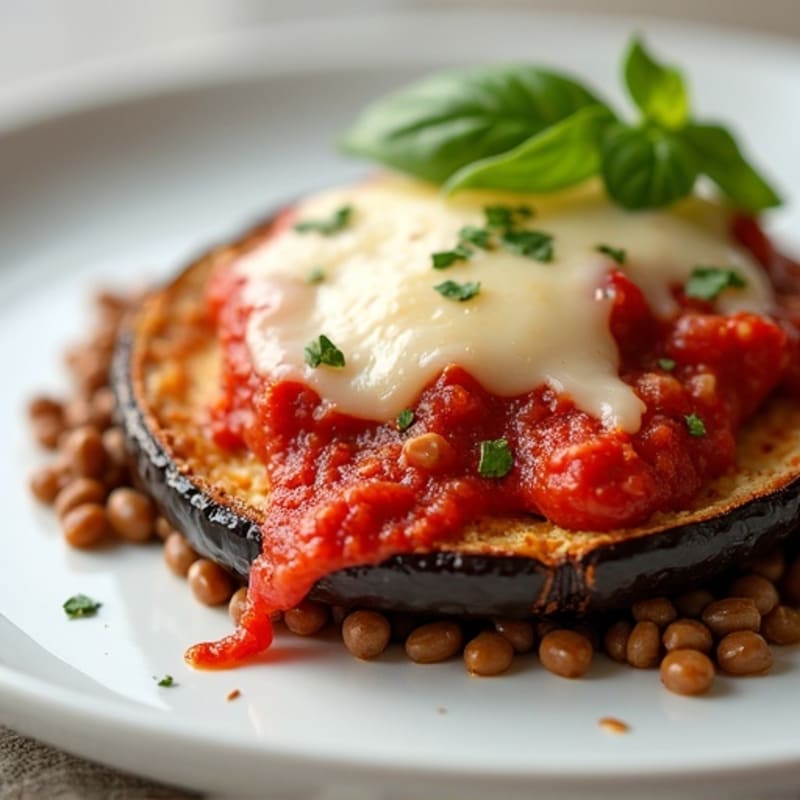 Hearty Baked Eggplant Parmesan