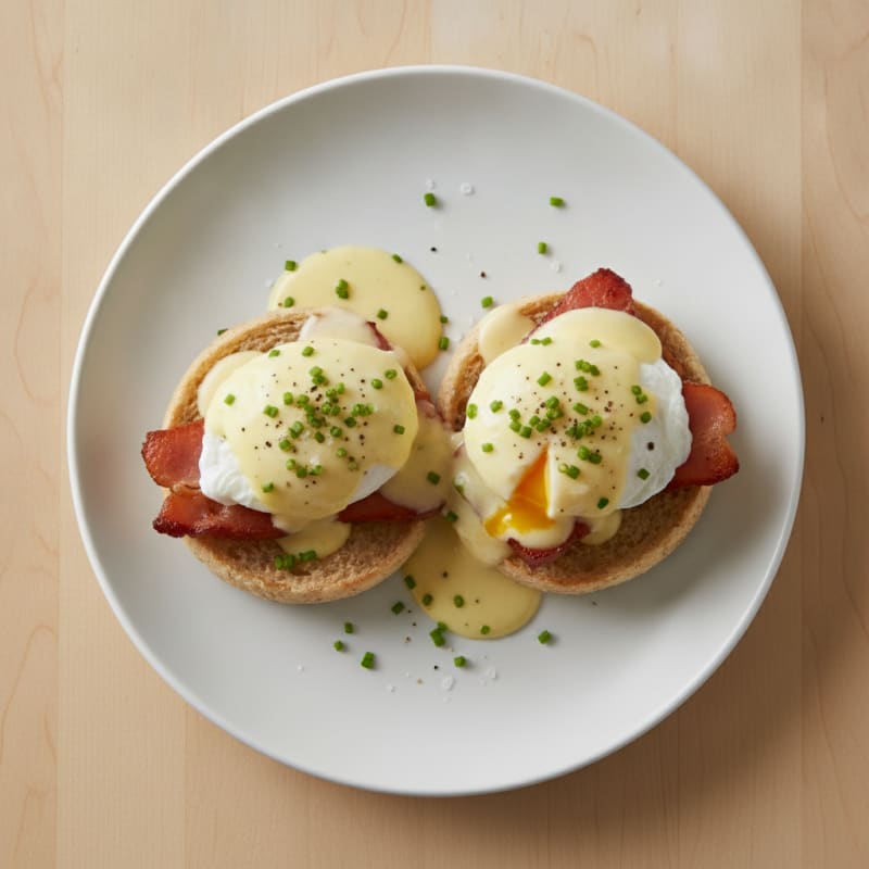 Classic Eggs Benedict with Hollandaise