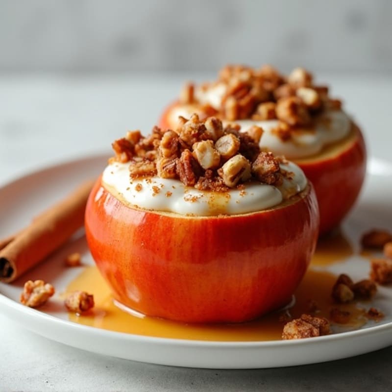 Cinnamon-Pecan Baked Stuffed Apples