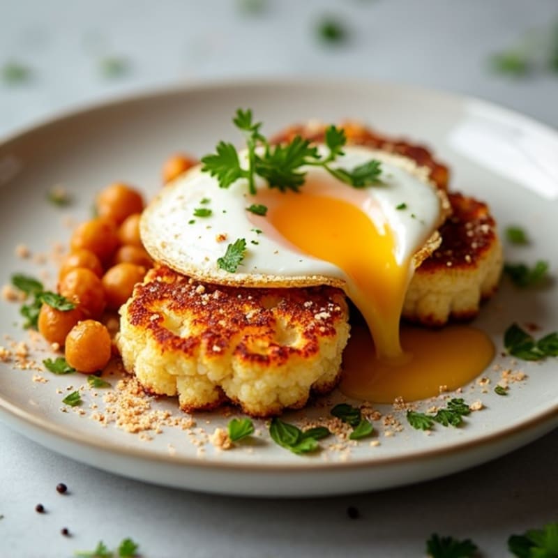 Crispy Parmesan-Roasted Cauliflower Steaks