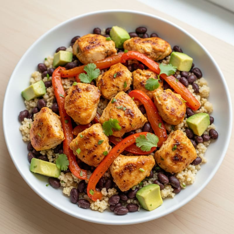Smoky Chili-Lime Chicken & Black Bean Bowl