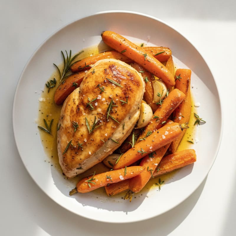 Savory Herb-Roasted Chicken with Root Vegetables