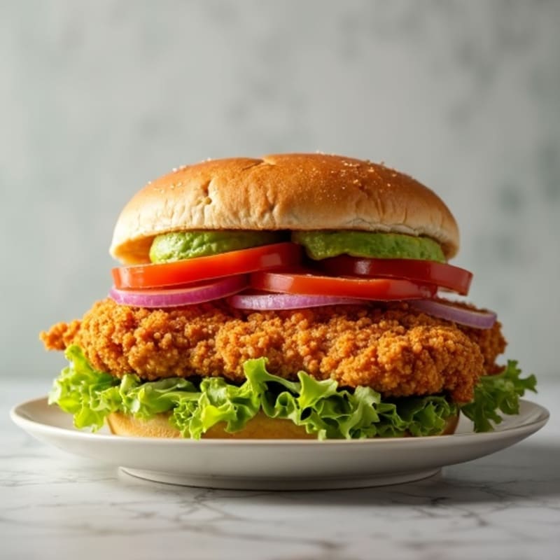 Crispy Air-Fried Chicken Sandwich