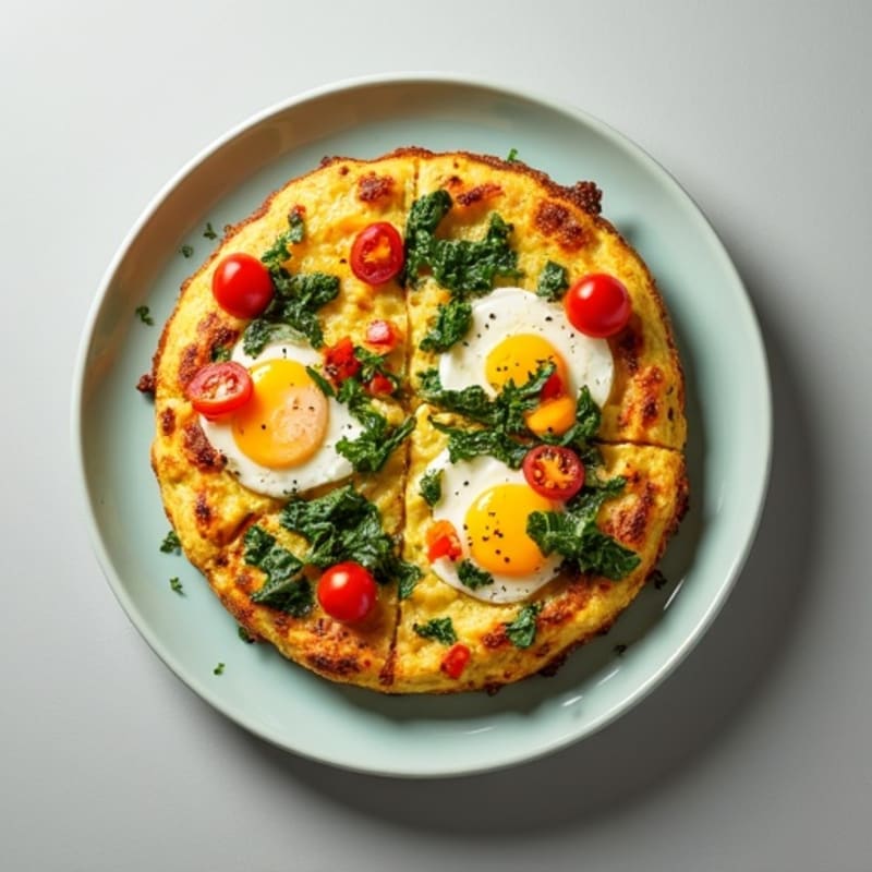 Fluffy Egg and Veggie Frittata