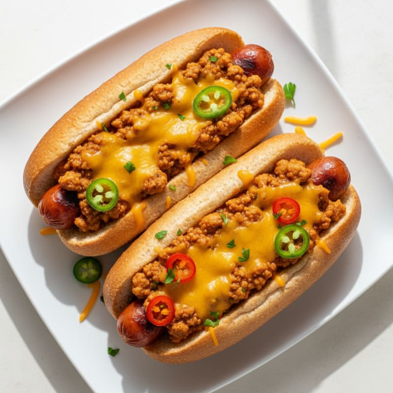 Classic Chili Cheese Hot Dogs