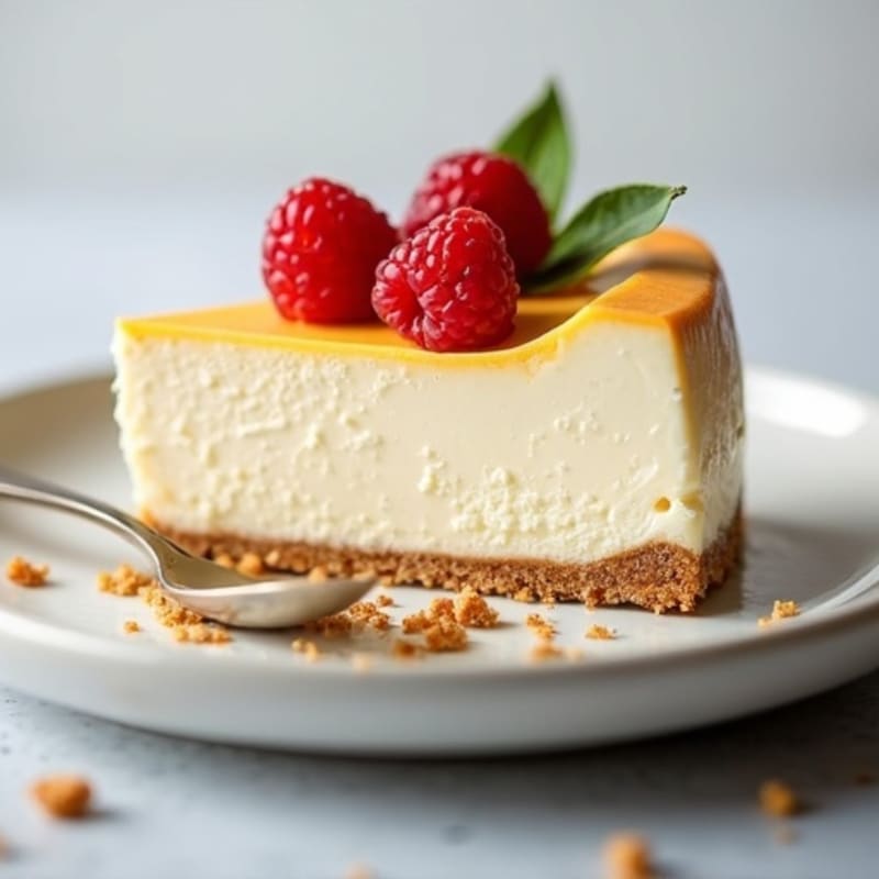 Creamy Greek Yogurt Protein Cheesecake