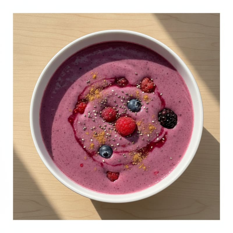Berry Cottage Cheese Smoothie