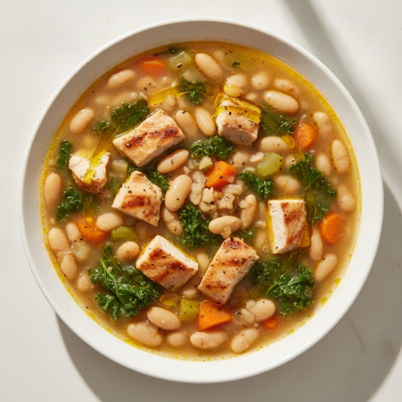 Hearty Tuscan White Bean Soup