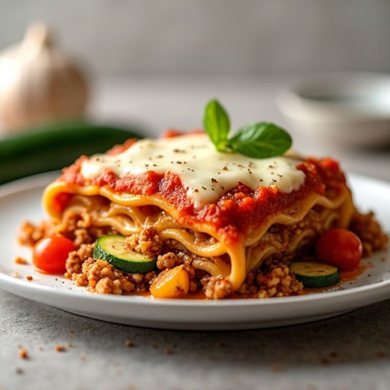 Hearty Lean Ground Beef Lasagna Skillet