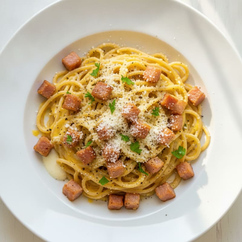 Classic Carbonara with Pancetta and Egg