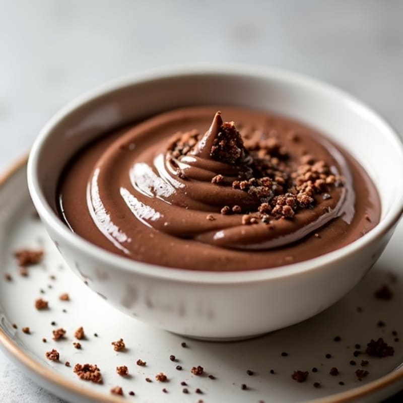 Silky Chocolate Protein Pudding with Greek Yogurt