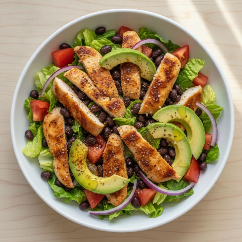 Chicken and Black Bean Fiesta Bowl