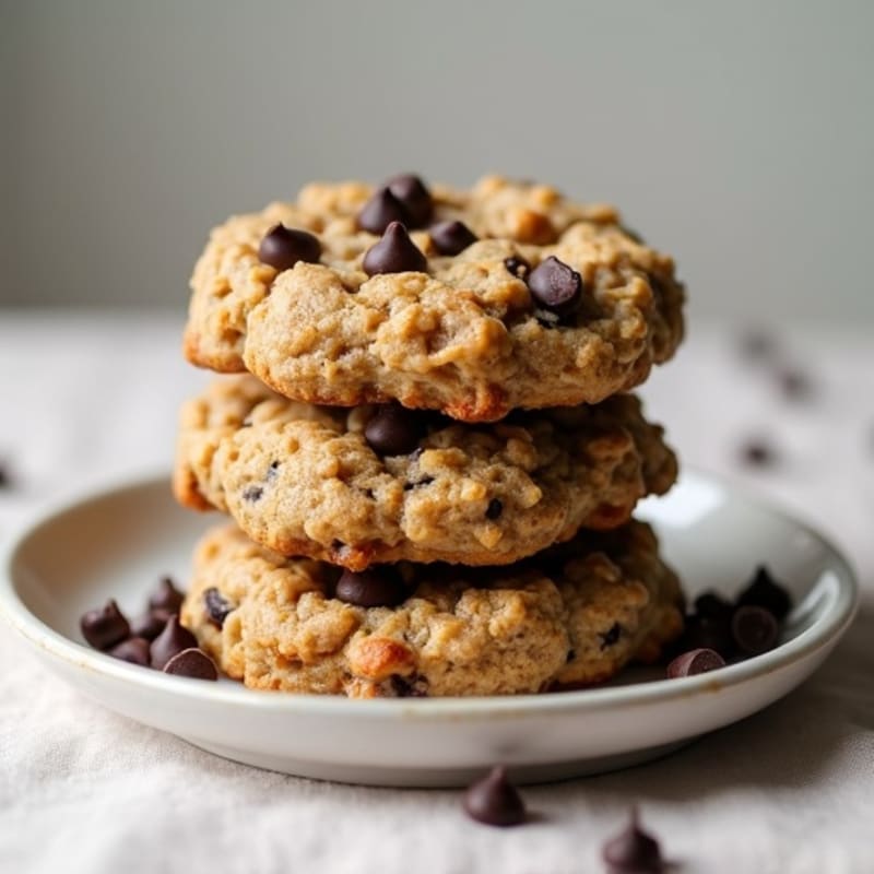 Chewy Chocolate Chip Protein Breakfast Cookie