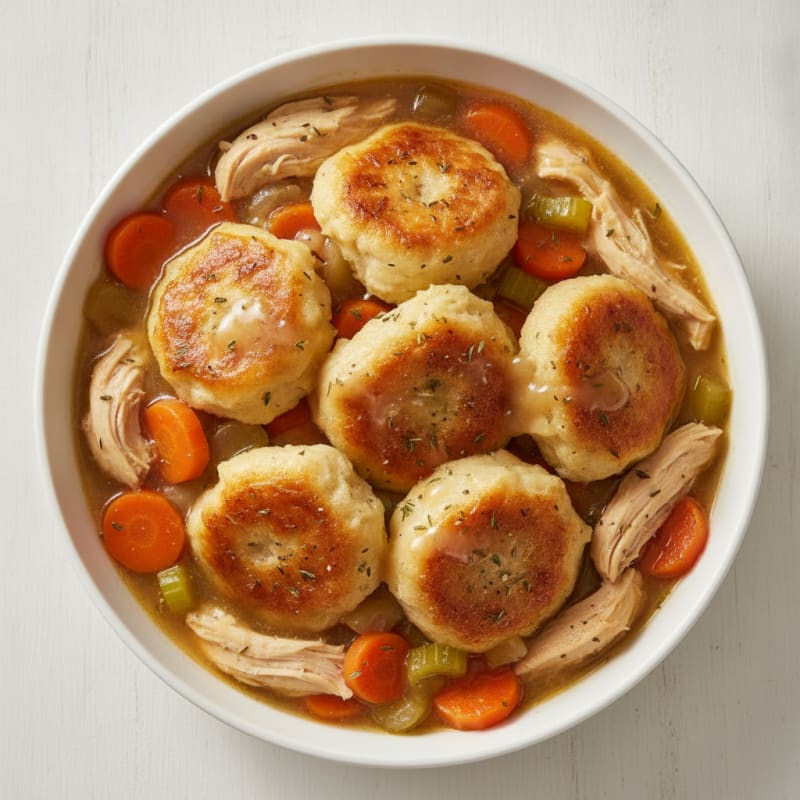 Homestyle Chicken and Herb Dumplings