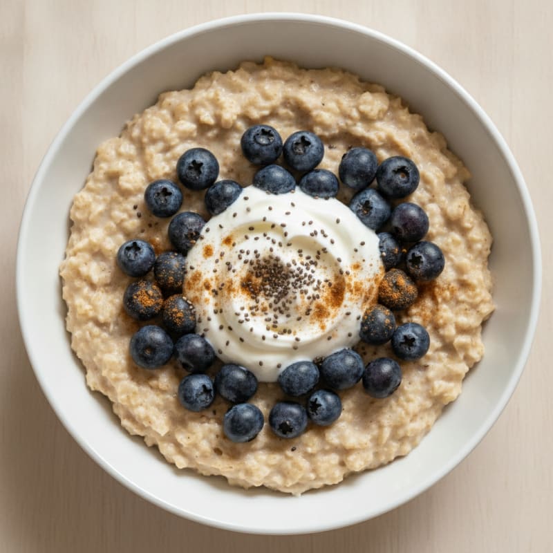 Protein-Packed Berry Oatmeal Bowl