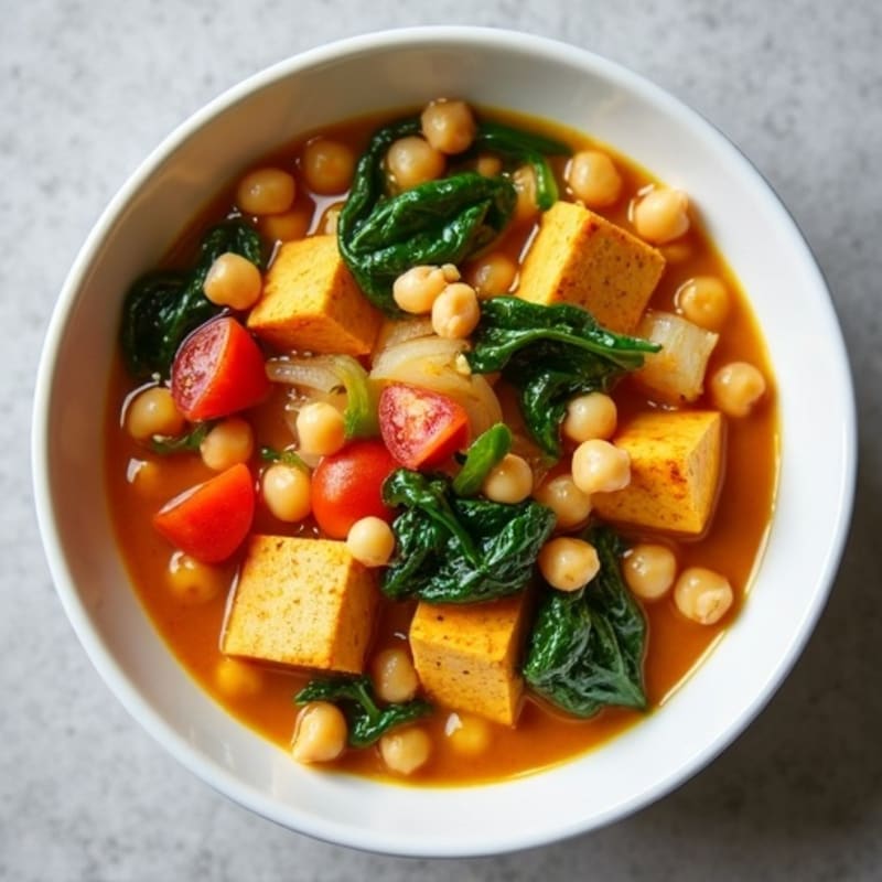 Hearty Coconut Curry Chickpea Stew