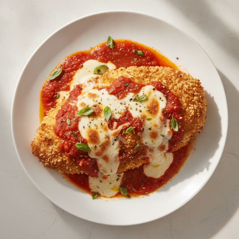 Crispy Baked Chicken Parmesan