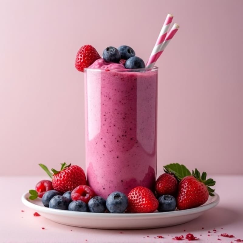 Triple Berry Protein Power Smoothie