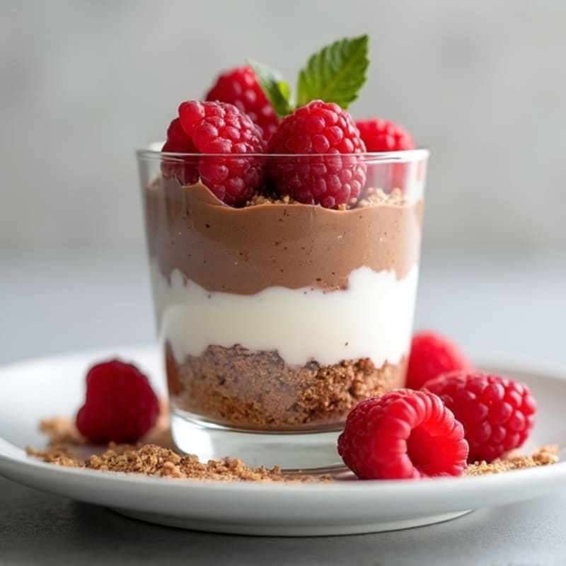 Protein Chocolate Cheesecake Yogurt Parfait