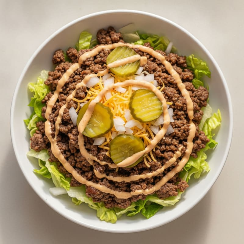 Big Mac Protein Bowl