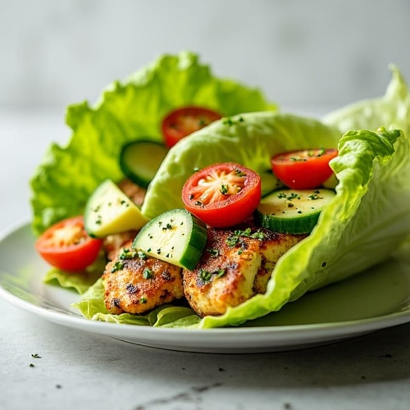 Herb-Grilled Chicken Lettuce Wrap