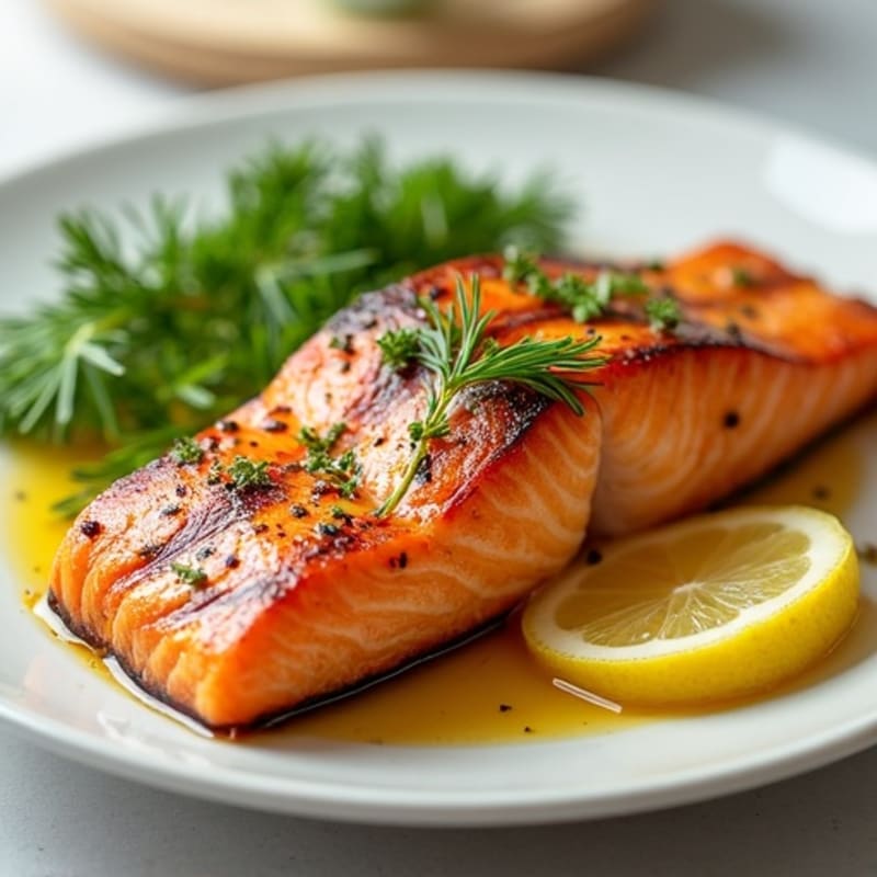 Lemon Herb Grilled Salmon
