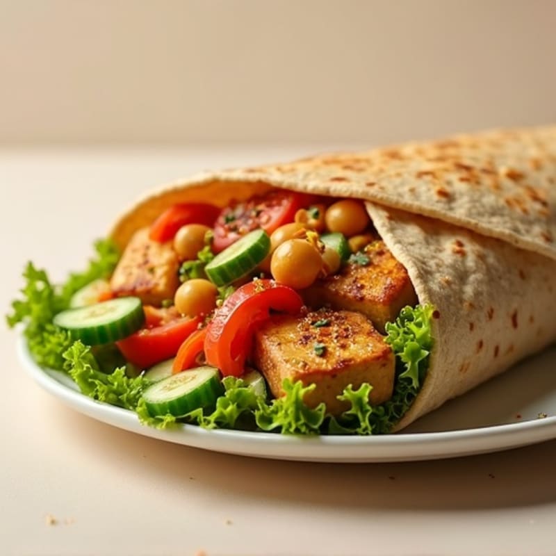 Loaded Fresh Veggie Wrap